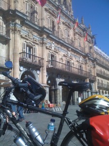 babieca en la plaza mayor de salamanca