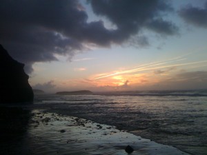 atardecer