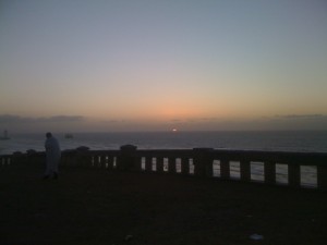 atardecer